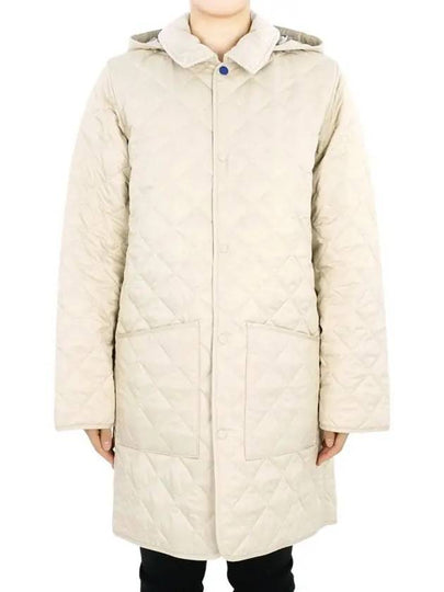 Kids Quilted Coat Pale Stone - BURBERRY - BALAAN 2