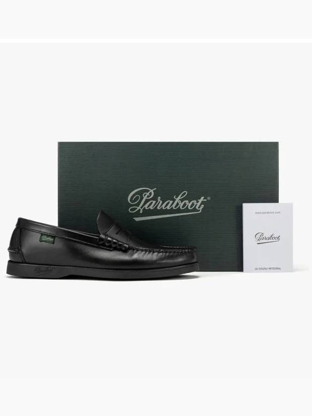 Coraux Leather Loafers Black - PARABOOT - BALAAN 5