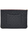 Classic Gold Hardware Caviar Large Calfskin Clutch Bag Black - CHANEL - BALAAN 4