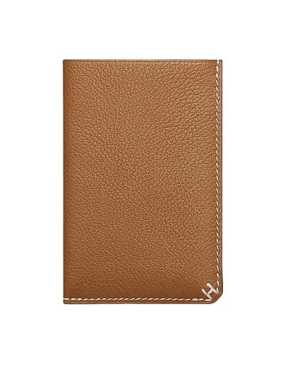 H Sellier Card Wallet Evercolor Gold - HERMES - BALAAN 2