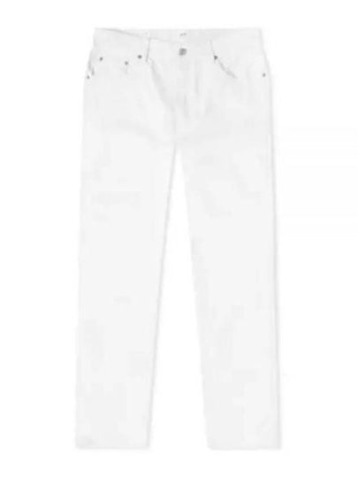 Men's Tapered Fit Straight Jeans White - AMI - BALAAN 2