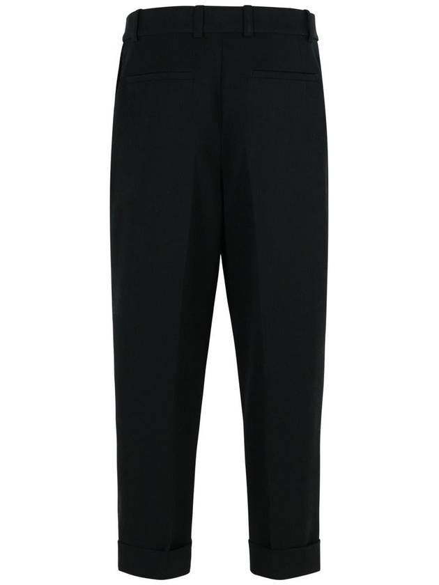 Jil Sander Black Wool Pants - JIL SANDER - BALAAN 3