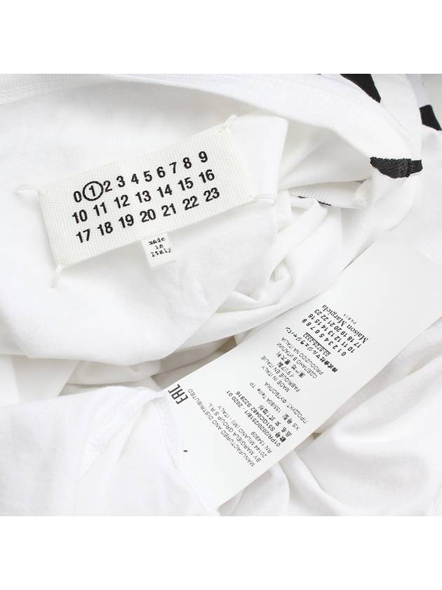 Maison Margiela black and white pure cotton t shirt 66 - MAISON MARGIELA - BALAAN 3