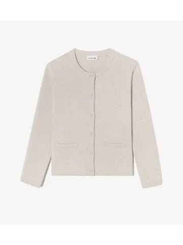 Women s jacket cardigan cream - LACOSTE - BALAAN 1