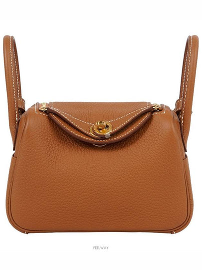 Mini Lindy gold plated U 74291 - HERMES - BALAAN 2