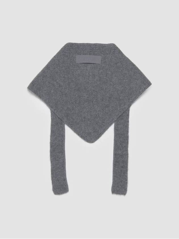 The Gros Grain Muffler Dark Grey - JACQUEMUS - BALAAN 3