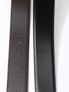 Reversible Gancini Leather Belt Black Brown - SALVATORE FERRAGAMO - BALAAN 4