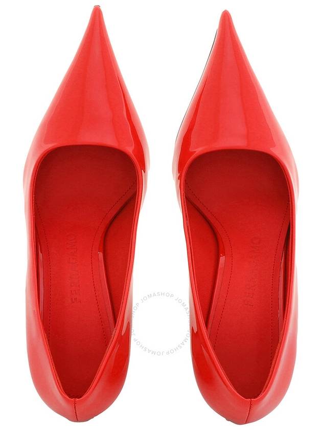 Ferragamo Ladies Red Viola Wedge-Heeled Pumps, Size 7 - SALVATORE FERRAGAMO - BALAAN 3