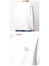 Chillax Fox Patch Classic Sweatshirt Ecru - MAISON KITSUNE - BALAAN 6