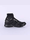 Snowcross High Top Sneakers Black Magnet - SALOMON - BALAAN 4