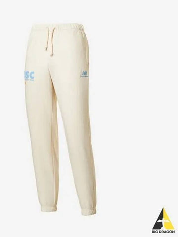 Uni NB Sports Club Sweatpants CREAM - NEW BALANCE - BALAAN 1