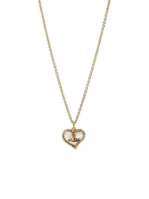 Petra Heart Logo Necklace Gold - VIVIENNE WESTWOOD - BALAAN 3