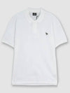 Regular Fit Zebra Logo Short Sleeve Polo Shirt White - PAUL SMITH - BALAAN 2