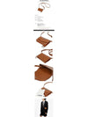 Le Porte Azur Envelope Pouch Bag Brown - JACQUEMUS - BALAAN 4