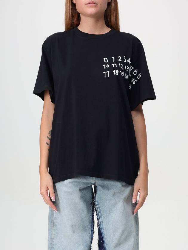 T-shirt con logo Mm6 Maison Margiela - MAISON MARGIELA - BALAAN 1