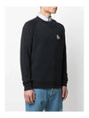 Chillax Fox Patch Classic Sweatshirt Black - MAISON KITSUNE - BALAAN 4