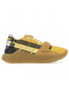 Vintage Check Ramsey Low Top Sneakers Yellow - BURBERRY - BALAAN 1