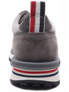 Suede Tech Runner Low Top Sneakers Grey - THOM BROWNE - BALAAN 5