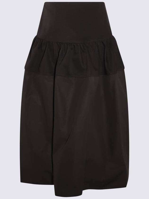 23 fw Black Cotton Skirt J03MA0129JTN269001 B0480738813 - JIL SANDER - BALAAN 4