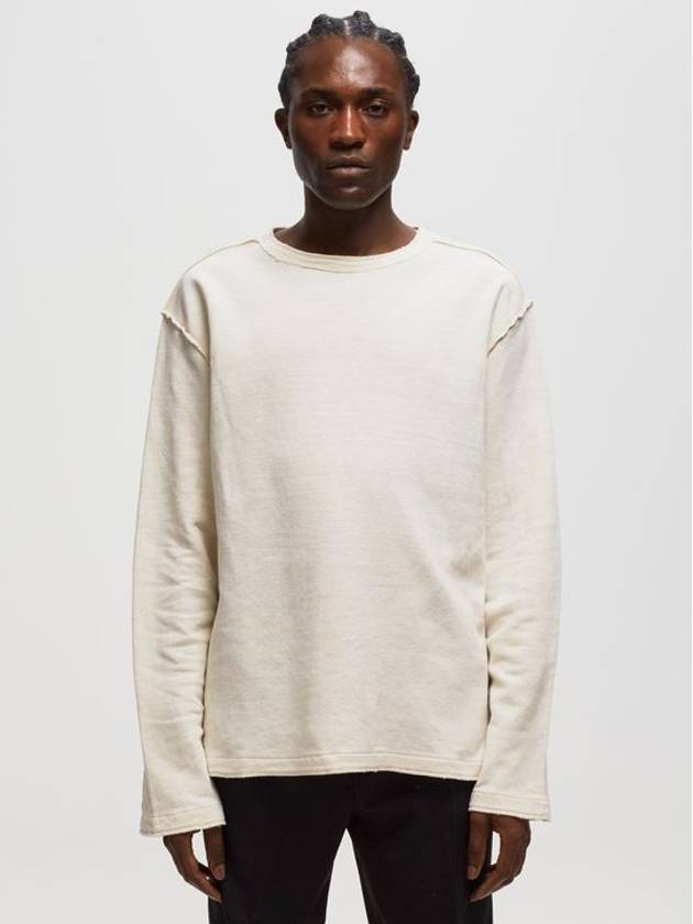 Crew Neck Long Sleeve Knit Top White - OUR LEGACY - BALAAN 3