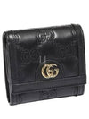 GG Matelassé Half Wallet Black - GUCCI - BALAAN 2