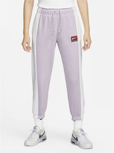 01DQ6604530Women’sTeam Fleece PantsViolet White - NIKE - BALAAN 1