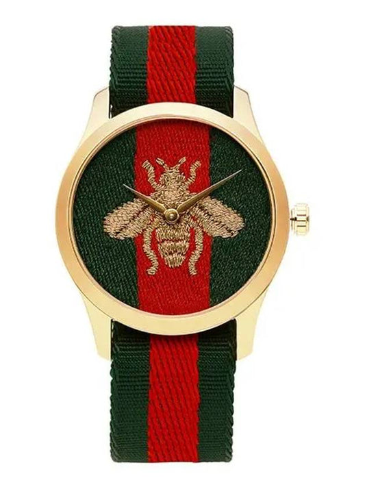 YA126487B Le Marche des Merveilles Bee Signature Quartz NATO Watch 38mm - GUCCI - BALAAN 2