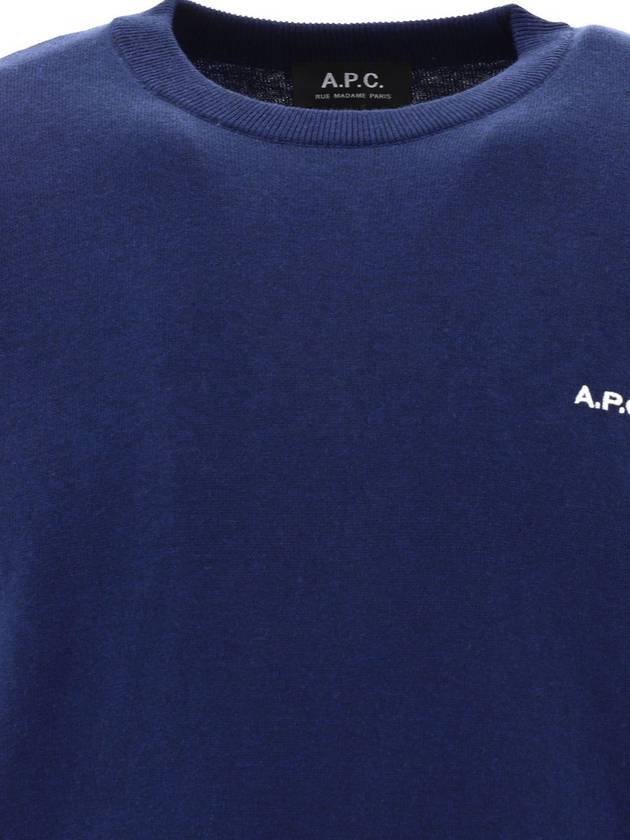 Mayeul Crewneck Sweatshirt Navy - A.P.C. - BALAAN 4