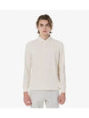 Men s PARIS Long Sleeve Polo Cream - LACOSTE - BALAAN 1