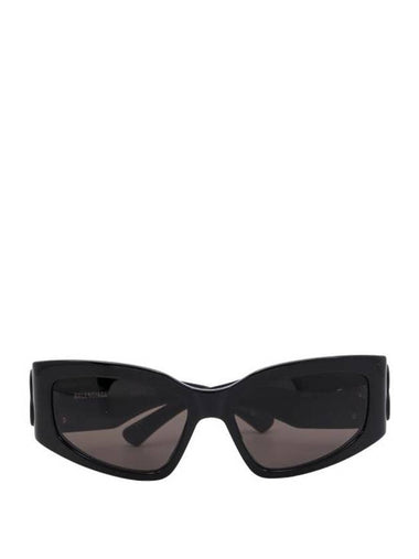 Bossy Cat-Eye Sunglasses Black - BALENCIAGA - BALAAN 1