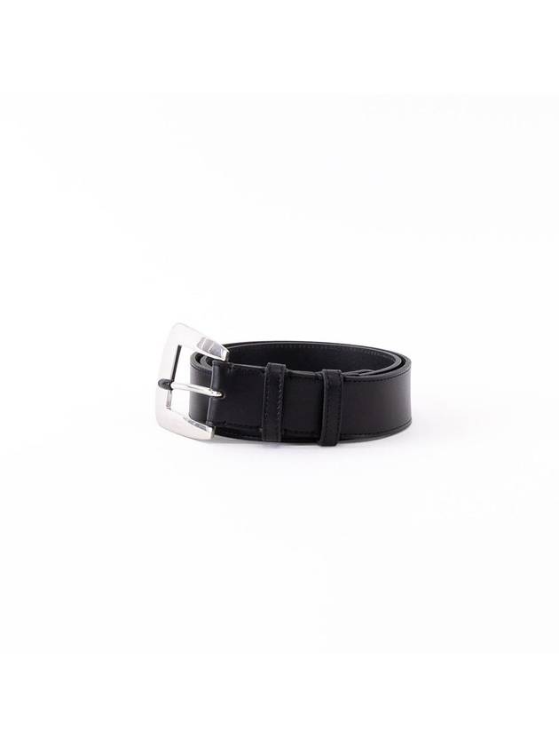 Vintage Calfskin Large Marco Belt Black - CELINE - BALAAN 3