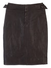 Leather midi skirt JU1437 22A003E 67DK - ISABEL MARANT - BALAAN 8