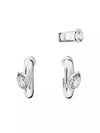 Dextera hoop earrings silver - SWAROVSKI - BALAAN 1