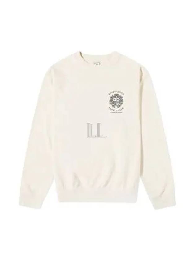 Hotel Embroidered Logo Cotton Long Sleeve T-Shirt Cream - SPORTY & RICH - BALAAN 2