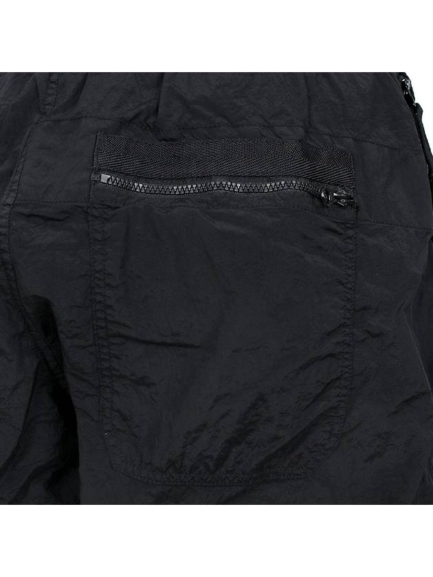 Econyl Regenerated Nylon Baggy Pants Black - STONE ISLAND - BALAAN 10