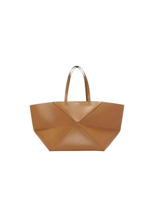 XL Puzzle Fold Tote Bag Brown B510PFMX01 - LOEWE - BALAAN 1