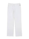 Women s double weave semi bootcut 10 pants 5004LXWN IVORY - BLACK&WHITE - BALAAN 2