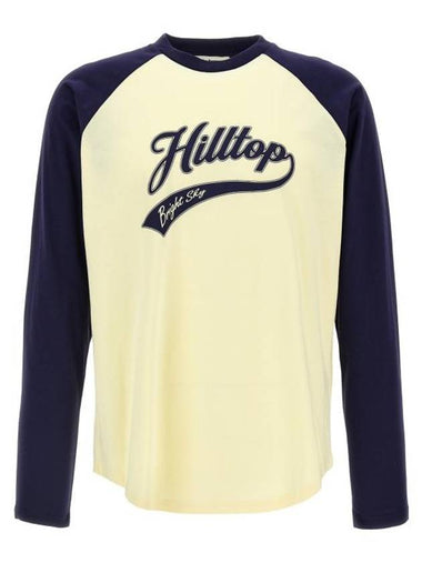 Wales Bonner Long Sleeve T Shirt UA24JE08 JE07 199 Free NAVY YELLOW - WALES BONNER - BALAAN 1