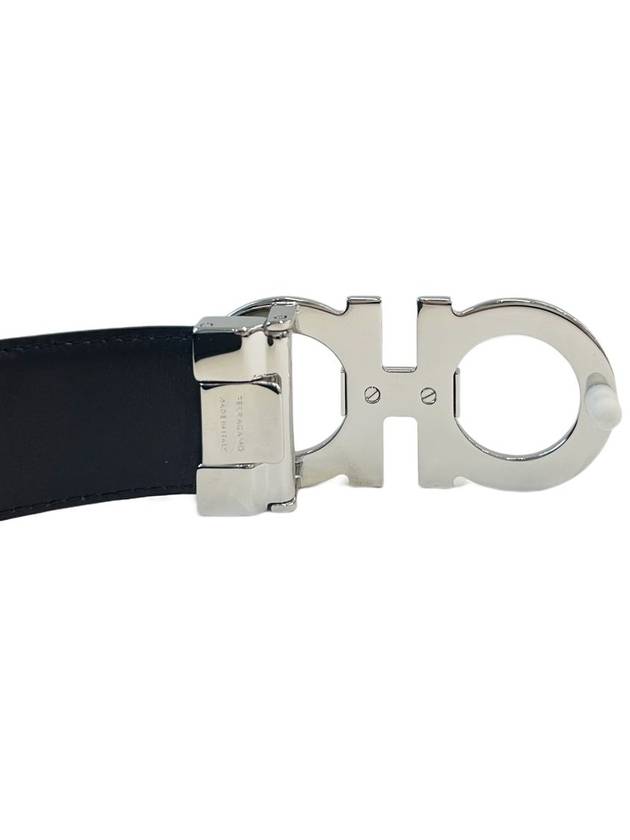 Ferragamo Gancini doublesided belt 686671 - SALVATORE FERRAGAMO - BALAAN 3