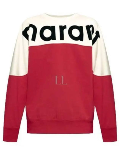 Howley Logo Crew Neck Sweatshirt Red - ISABEL MARANT - BALAAN 2