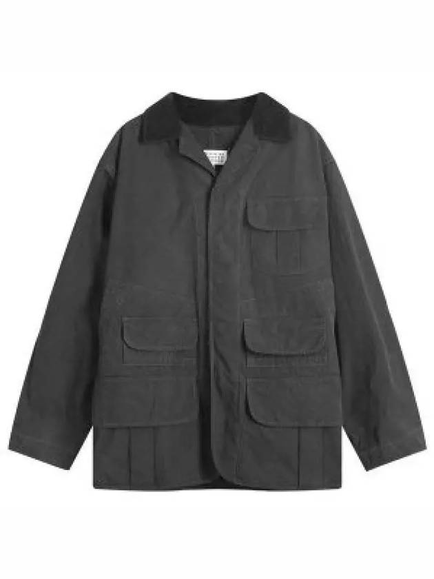 Wax Cotton Jacket Black - MAISON MARGIELA - BALAAN 2