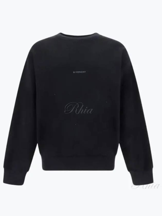 Boxy Fit Sweatshirt Black - GIVENCHY - BALAAN 2