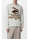 Embroidered Cotton Sweatshirt Green - LOUIS VUITTON - BALAAN 3