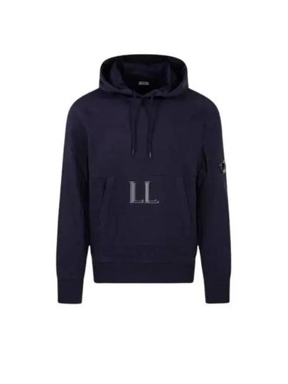 Diagonal Raised Fleece Hoodie Navy - CP COMPANY - BALAAN 2