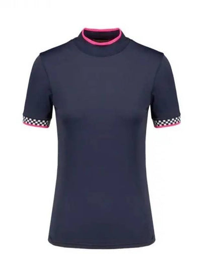 Women's Featherweight Mock Neck Golf Short Sleeve T-Shirt Twilight - G/FORE - BALAAN 2