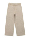 Women’s Wide Knit Pants 5302LXKC - BLACK&WHITE - BALAAN 3