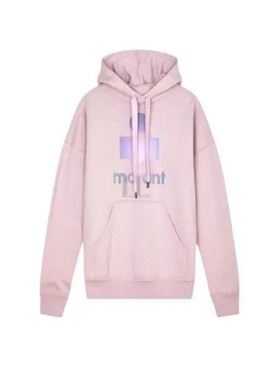 Mansel Big Logo Print Hoodie Light Pink - ISABEL MARANT - BALAAN 2