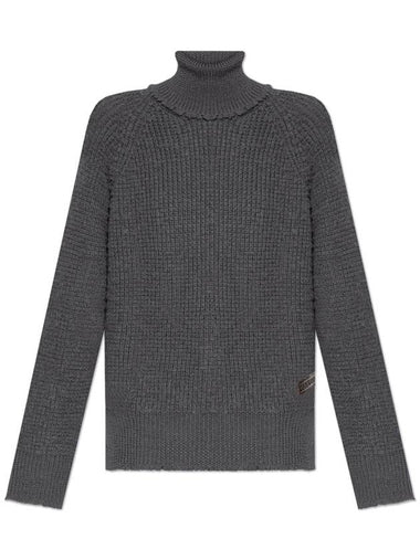 Dsquared2 Wool Turtleneck, Women's, Grey - DSQUARED2 - BALAAN 1