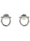 Gancini Earings Silver - SALVATORE FERRAGAMO - BALAAN 2