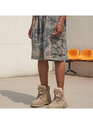 Camo Bermuda Cargo Pants Original - TENER - BALAAN 1